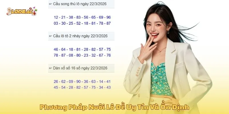 Phương pháp nuôi lô đề uy tín và ổn định