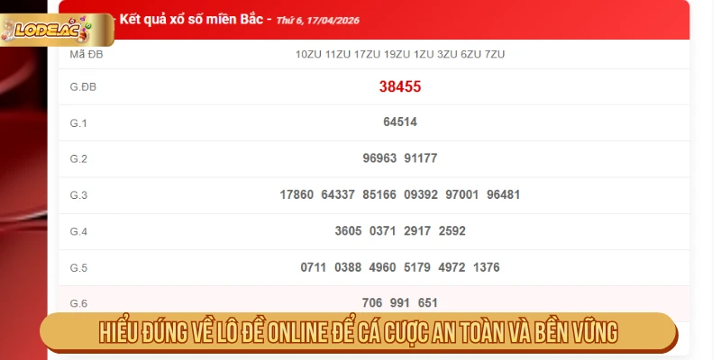 Hiểu đúng về lô đề online để cá cược an toàn và bền vững