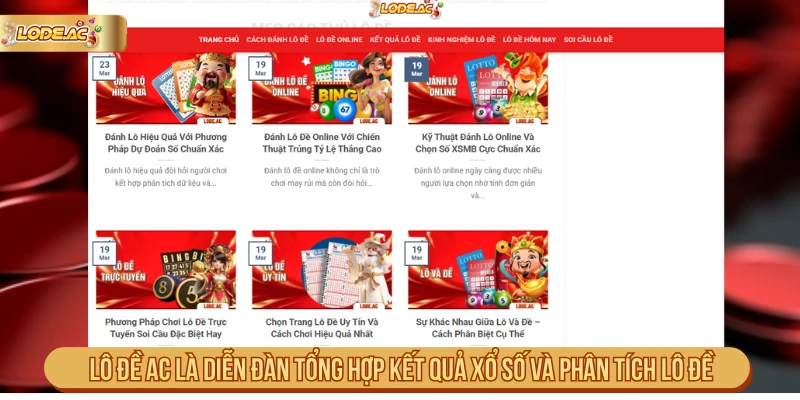 Lô Đề AC là diễn đàn tổng hợp kết quả xổ số và phân tích lô đề